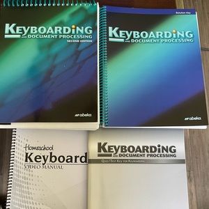 Abeka 12th grade keyboarding like new